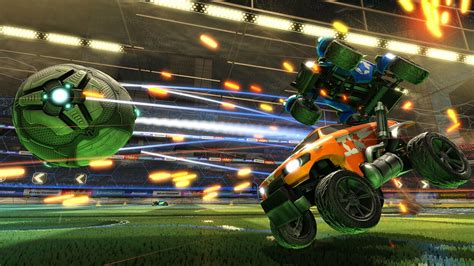 Rocket League! Una Sinfonia di Automobili Volanti e Palle di Calcio